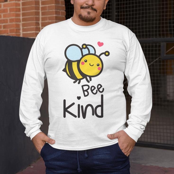 Bee Kind Bumble Bee Anti Bullying Teacher Kindness Matters Men's Long Sleeve T-Shirt, funny design Bee Kind Bumble Bee Anti Bullying Teacher Kindness Matters Men's Long Sleeve T-Shirt, funny design