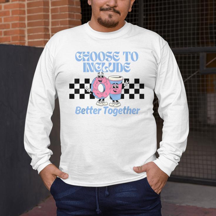 Choose To Include Special Education Teacher Autism Awareness Men's Long Sleeve T-Shirt, funny design Choose To Include Special Education Teacher Autism Awareness Men's Long Sleeve T-Shirt, funny design