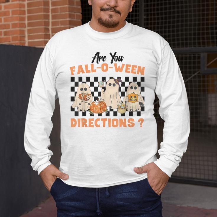Are You Fall-O-Ween Directions Halloween Ghost Fall Teacher Men's Long Sleeve T-Shirt, funny design Are You Fall-O-Ween Directions Halloween Ghost Fall Teacher Men's Long Sleeve T-Shirt, funny design