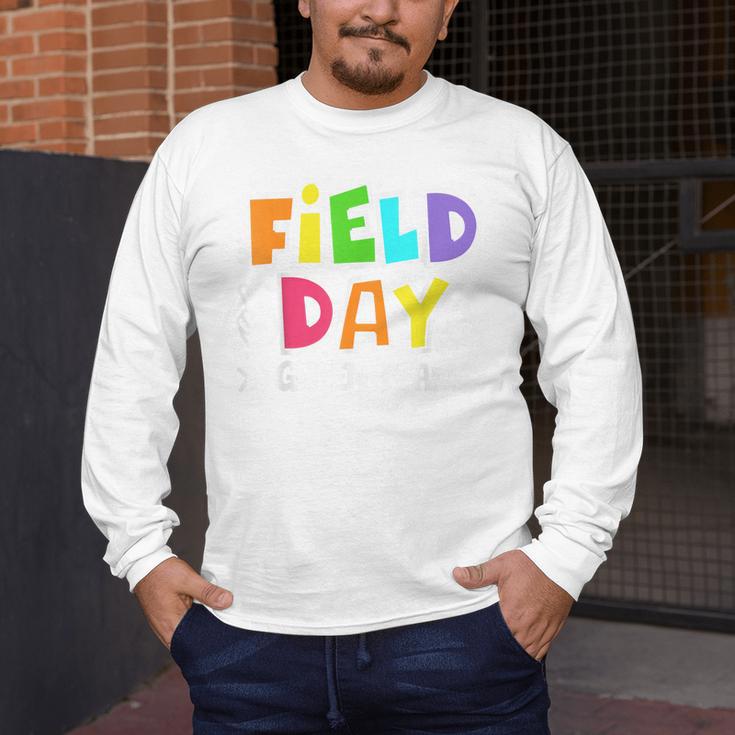 Field Day Green Team For Teacher Kids Field Day Games Men's Long Sleeve T-Shirt, funny design
