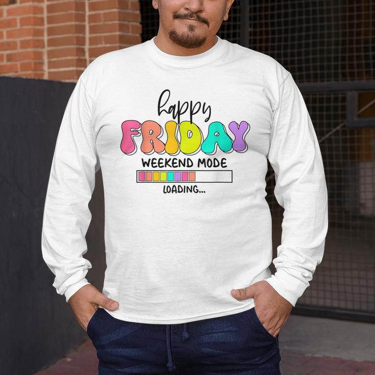 Happy Friyay Teacher School Friday Weekend Vibes Men's Long Sleeve T-Shirt, funny design Happy Friyay Teacher School Friday Weekend Vibes Men's Long Sleeve T-Shirt, funny design