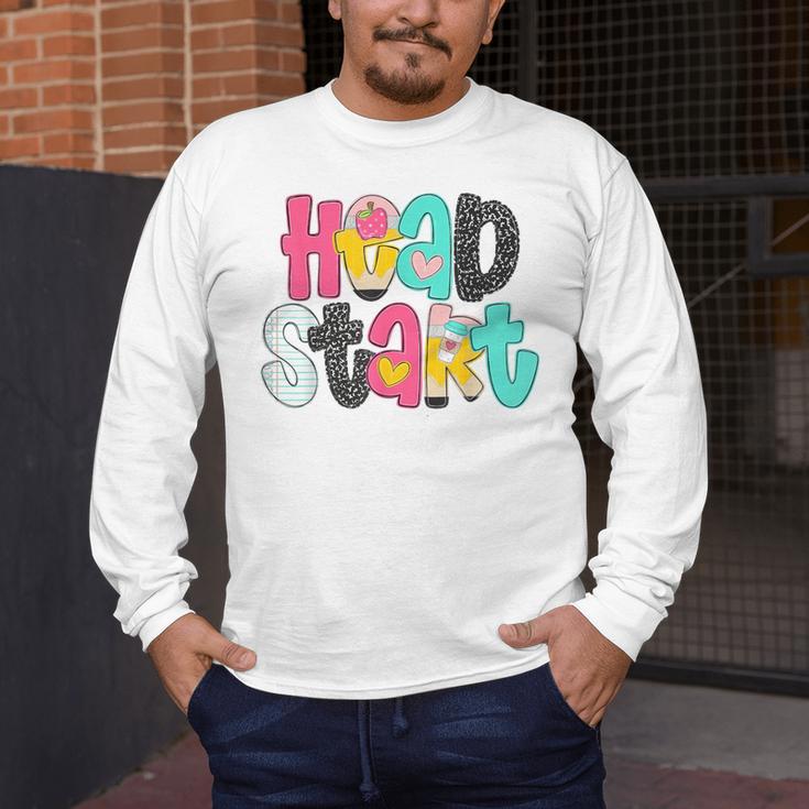 Head Start Team Homeschool Teacher Headstart Back To School Men's Long Sleeve T-Shirt, funny design Head Start Team Homeschool Teacher Headstart Back To School Men's Long Sleeve T-Shirt, funny design