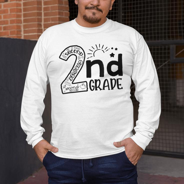 Hello On To 2nd Grade Teachers Boys And Team Secound Grade Men's Long Sleeve T-Shirt, funny design