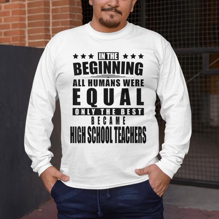 High School Teacher Personalized Men's Long Sleeve T-Shirt, funny design High School Teacher Personalized Men's Long Sleeve T-Shirt, funny design