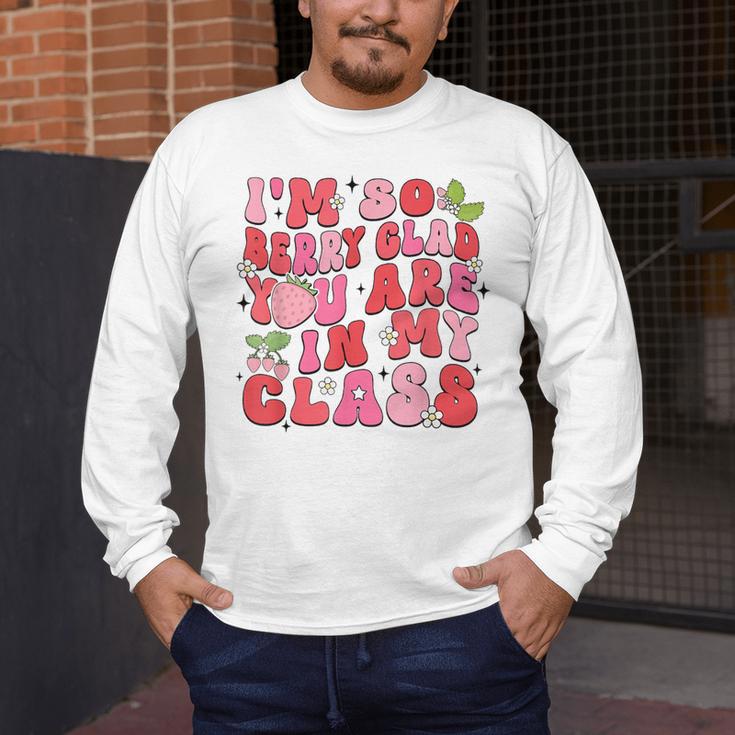 I'm So Berry Glad You Are Strawberry Elementary Teacher Men's Long Sleeve T-Shirt, funny design I'm So Berry Glad You Are Strawberry Elementary Teacher Men's Long Sleeve T-Shirt, funny design