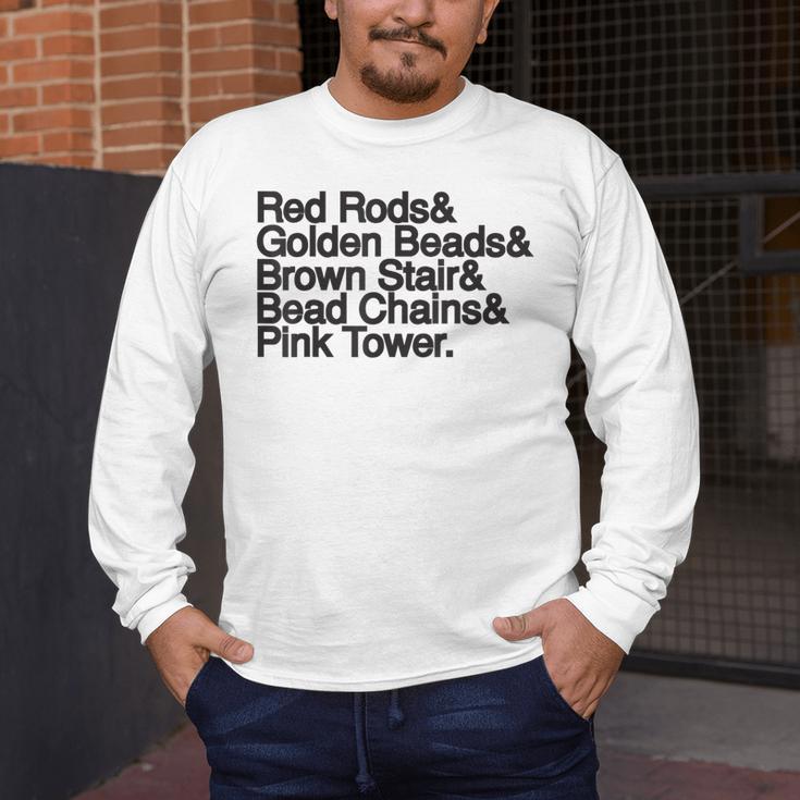 Montessori Helvetica Education Teacher Men's Long Sleeve T-Shirt, funny design Montessori Helvetica Education Teacher Men's Long Sleeve T-Shirt, funny design