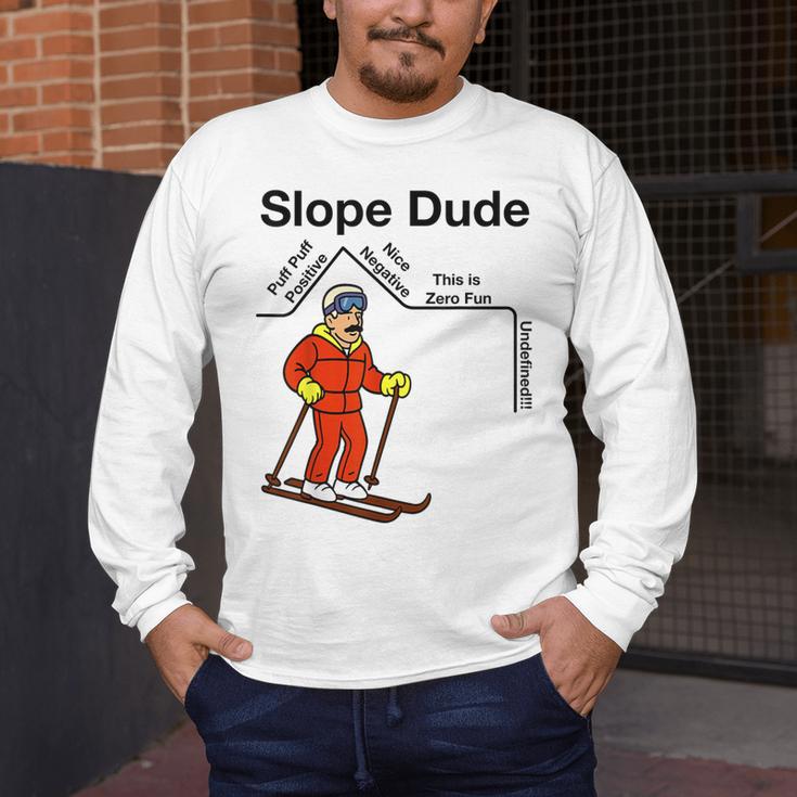 Nerdy Slope Dude Geometry Algebra Math Teacher Men's Long Sleeve T-Shirt, funny design Nerdy Slope Dude Geometry Algebra Math Teacher Men's Long Sleeve T-Shirt, funny design