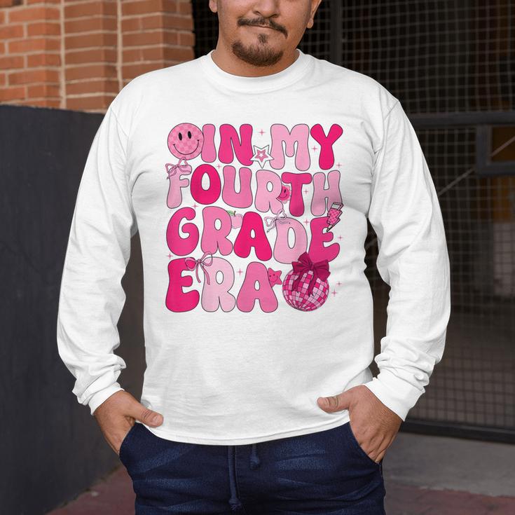 Pink Fourth Grade Era 4th Back To School Grade Teacher Men's Long Sleeve T-Shirt, funny design Pink Fourth Grade Era 4th Back To School Grade Teacher Men's Long Sleeve T-Shirt, funny design