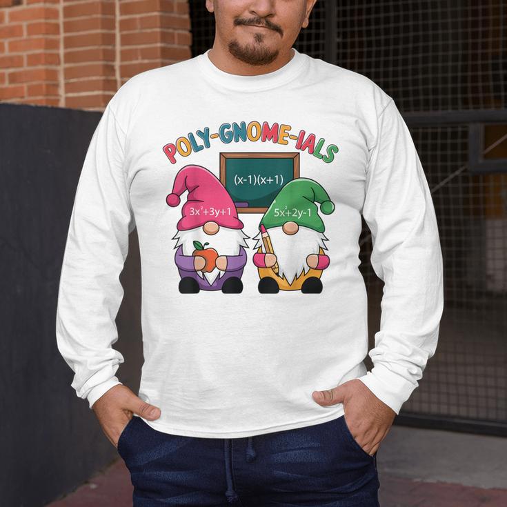 Poly-Gnome-Ials Algebra Teacher Calcul Teacher Men's Long Sleeve T-Shirt, funny design Poly-Gnome-Ials Algebra Teacher Calcul Teacher Men's Long Sleeve T-Shirt, funny design