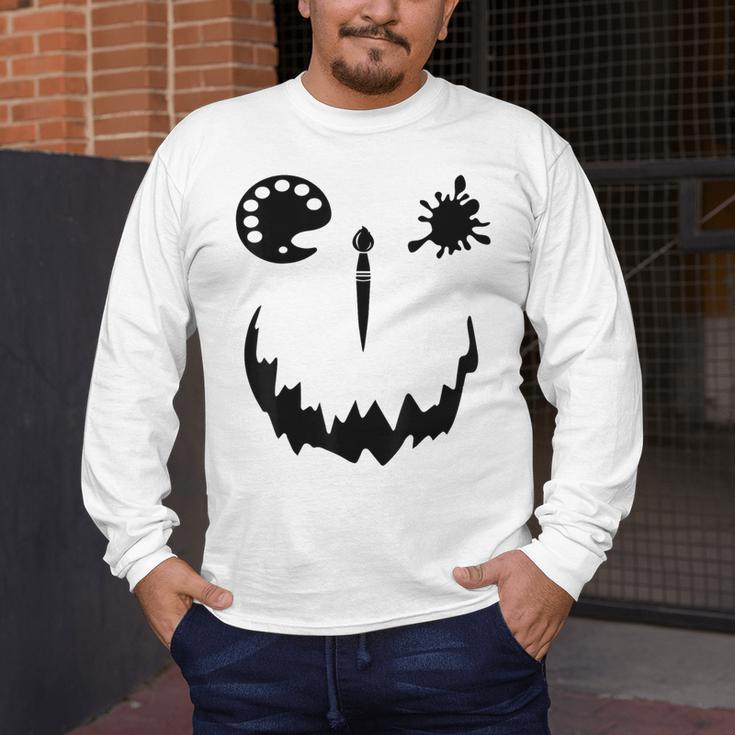 Pumpkin Artist Halloween Art Teacher Men's Long Sleeve T-Shirt, funny design Pumpkin Artist Halloween Art Teacher Men's Long Sleeve T-Shirt, funny design