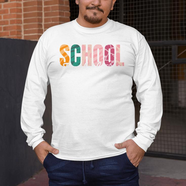 School Psychologist Rainbow Psychology Teacher Men's Long Sleeve T-Shirt, funny design School Psychologist Rainbow Psychology Teacher Men's Long Sleeve T-Shirt, funny design