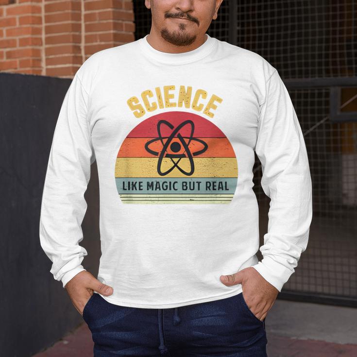 Science Like Magic But Real Science Teacher Graphics Geek Men's Long Sleeve T-Shirt, funny design Science Like Magic But Real Science Teacher Graphics Geek Men's Long Sleeve T-Shirt, funny design