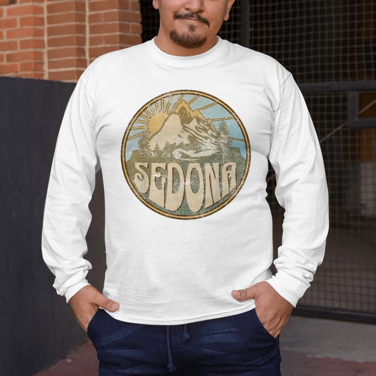 Sedona Arizona Nature Mountains Hiking Outdoors Men's Long Sleeve T-Shirt, funny design