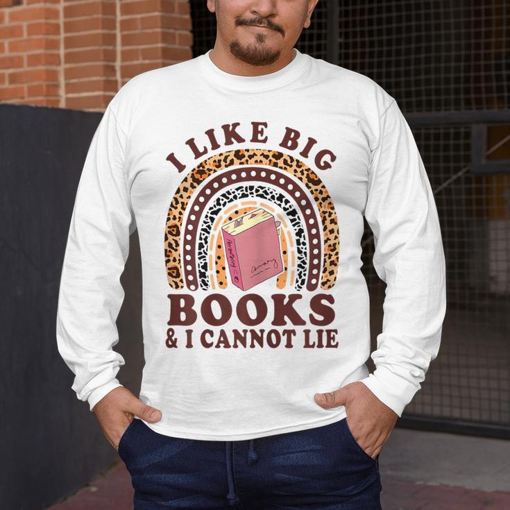 Teacher-TShirt I Like Big Books & I Cannot Lie Reading For Women Men's Long Sleeve T-Shirt, funny design