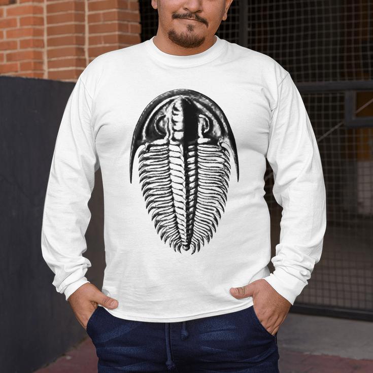 Trilobite Fossil Geology Teacher Student Geologist Men's Long Sleeve T-Shirt, funny design Trilobite Fossil Geology Teacher Student Geologist Men's Long Sleeve T-Shirt, funny design