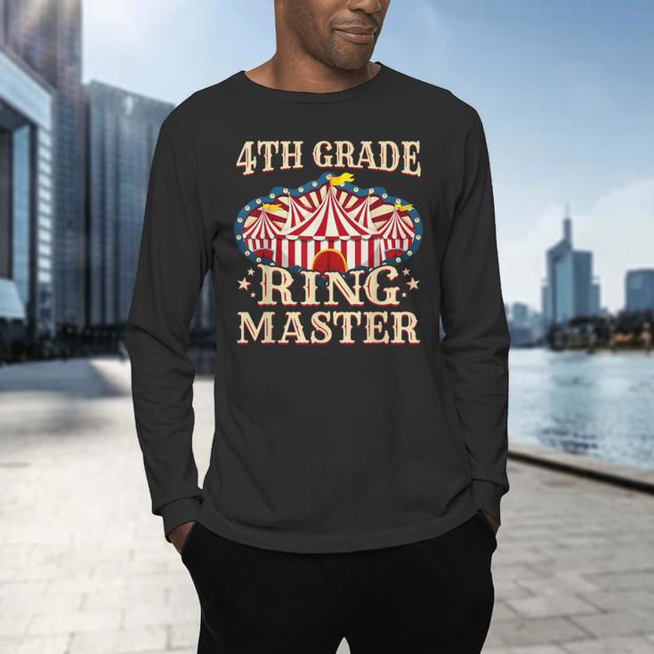 4th Grade Ringmaster Shirt 4th Grade Teacher Shirts Teacher Men Women Kids Men's Long Sleeve T-Shirt, gift for family, gift for coworker