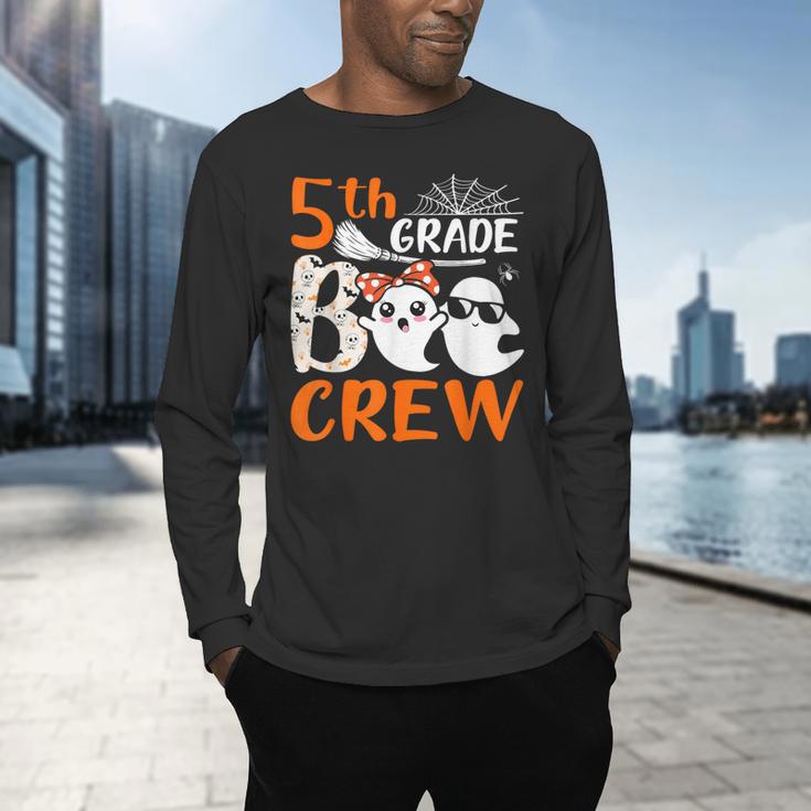 5th Grade Boo Crew Teachers Students Ghost Halloween Men's Long Sleeve T-Shirt, gift for family, gift for coworker 5th Grade Boo Crew Teachers Students Ghost Halloween Men's Long Sleeve T-Shirt, gift for family, gift for coworker