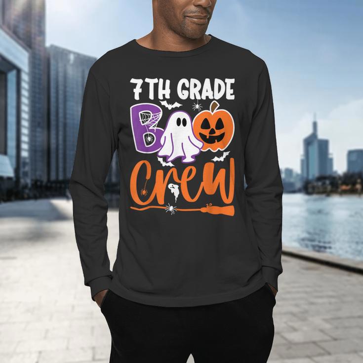 7th Grade Boo Crew Teacher Student Halloween Costume Men's Long Sleeve T-Shirt, gift for family, gift for coworker 7th Grade Boo Crew Teacher Student Halloween Costume Men's Long Sleeve T-Shirt, gift for family, gift for coworker