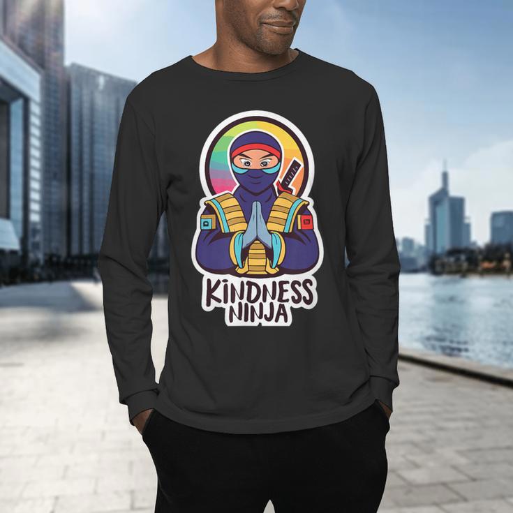 Anti Bullying Kindness Ninja School Teacher Student Men's Long Sleeve T-Shirt, gift for family, gift for coworker Anti Bullying Kindness Ninja School Teacher Student Men's Long Sleeve T-Shirt, gift for family, gift for coworker