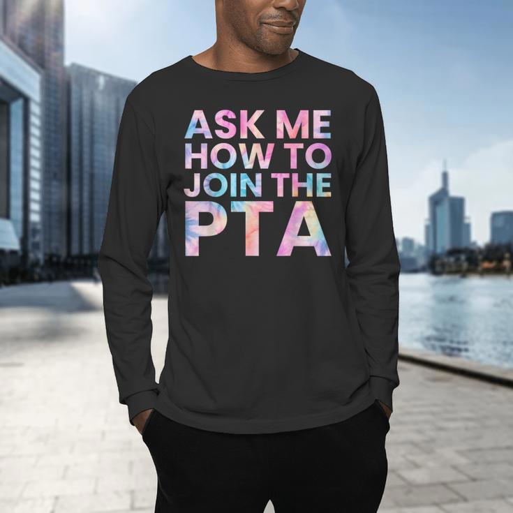 Ask Me How To Join PTA Crew Parent Teacher Matching School Men's Long Sleeve T-Shirt, gift for family, gift for coworker Ask Me How To Join PTA Crew Parent Teacher Matching School Men's Long Sleeve T-Shirt, gift for family, gift for coworker