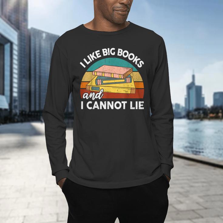 I Like Big Book Cant Lie Nerd School Librarian Teacher For Men Women Kids Men's Long Sleeve T-Shirt, gift for family, gift for coworker I Like Big Book Cant Lie Nerd School Librarian Teacher For Men Women Kids Men's Long Sleeve T-Shirt, gift for family, gift for coworker