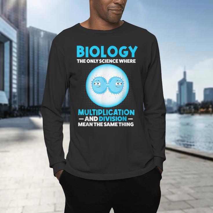Biology Facts Science Teacher Student Biologist Men's Long Sleeve T-Shirt, gift for family, gift for coworker Biology Facts Science Teacher Student Biologist Men's Long Sleeve T-Shirt, gift for family, gift for coworker