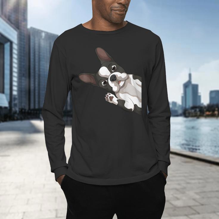 Boston Terrier Bostie Dog Kids Boys Girls Men's Long Sleeve T-Shirt, gift for family, gift for coworker