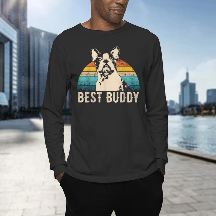 Boston Terrier Boston-Bulldog Men's Long Sleeve T-Shirt, gift for family, gift for coworker