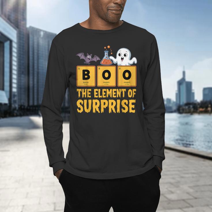Chemistry Boo The Element Of Surprise Science Teacher Men's Long Sleeve T-Shirt, gift for family, gift for coworker Chemistry Boo The Element Of Surprise Science Teacher Men's Long Sleeve T-Shirt, gift for family, gift for coworker