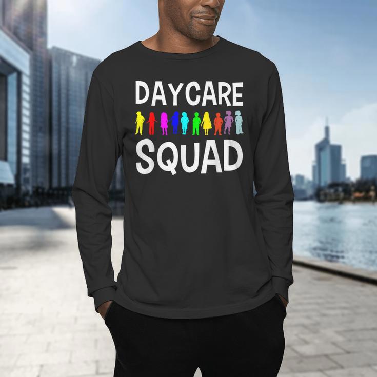 Childcare Daycare Squad Daycare Teacher Men Women Men's Long Sleeve T-Shirt, gift for family, gift for coworker