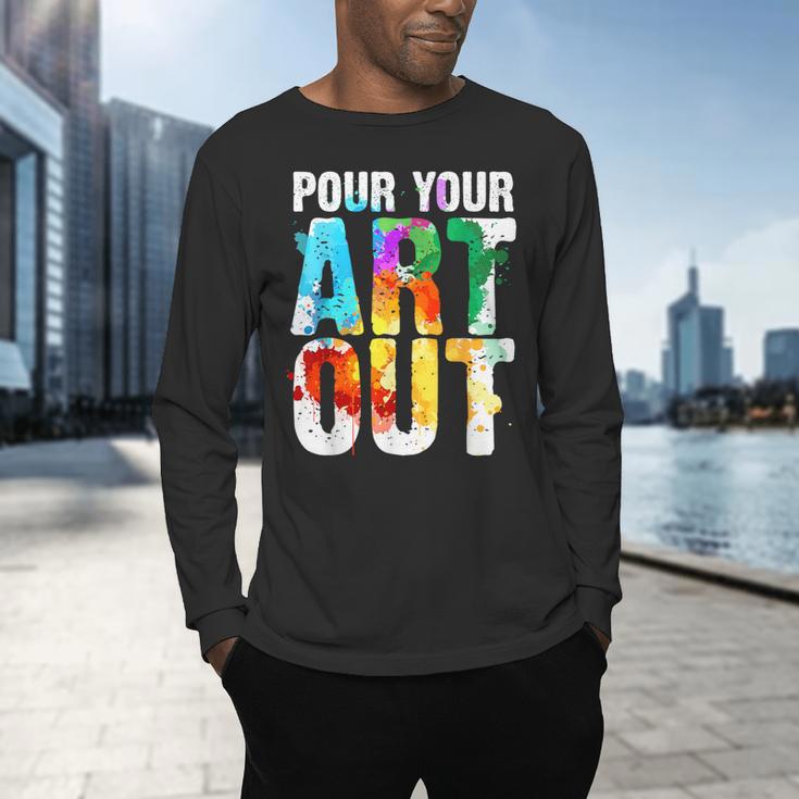 Cool Artist For Men Women Painter Art Teacher Paint Artists Men's Long Sleeve T-Shirt, gift for family, gift for coworker