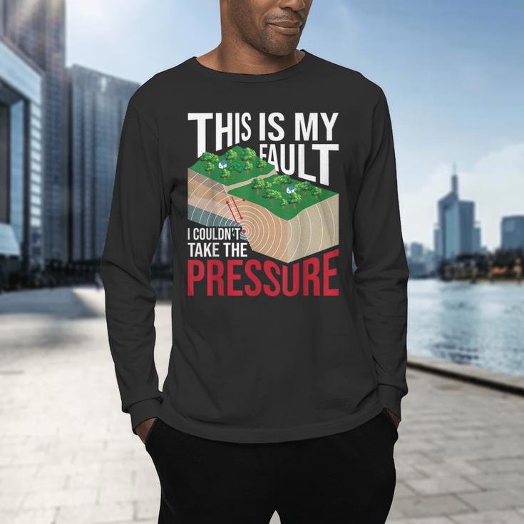Couldn't Take The Pressure Geology Earth Science Teacher Men's Long Sleeve T-Shirt, gift for family, gift for coworker Couldn't Take The Pressure Geology Earth Science Teacher Men's Long Sleeve T-Shirt, gift for family, gift for coworker