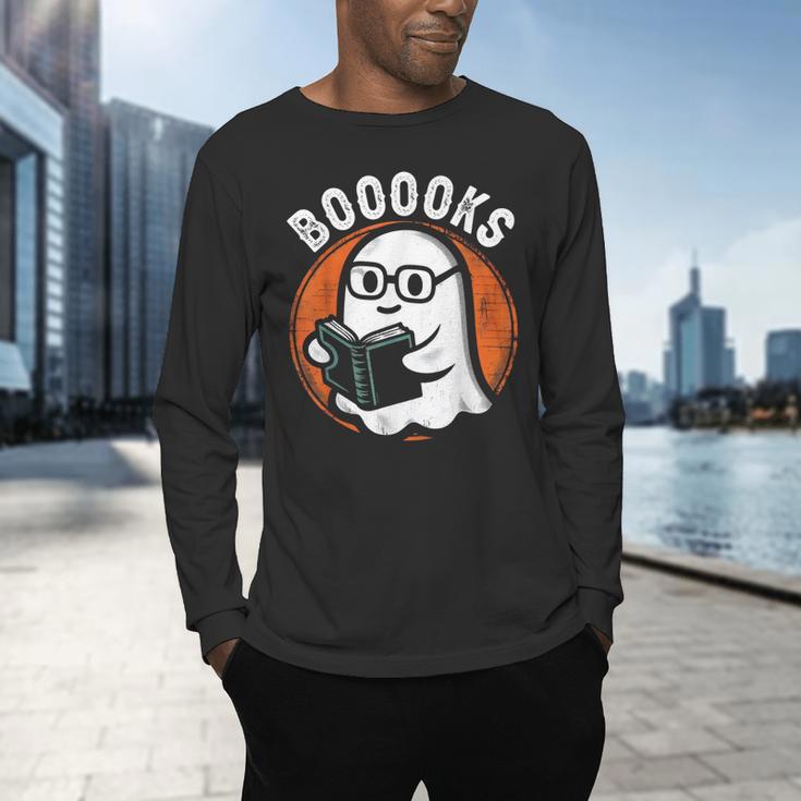 Cute Ghost Book Reading Books Lover Retro Halloween Teacher Men's Long Sleeve T-Shirt, gift for family, gift for coworker Cute Ghost Book Reading Books Lover Retro Halloween Teacher Men's Long Sleeve T-Shirt, gift for family, gift for coworker