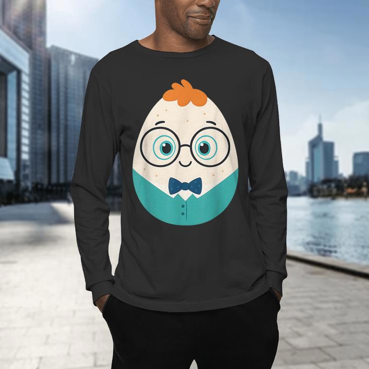 Cute Good Egg Teacher Halloween Costume Food Group Men's Long Sleeve T-Shirt, gift for family, gift for coworker