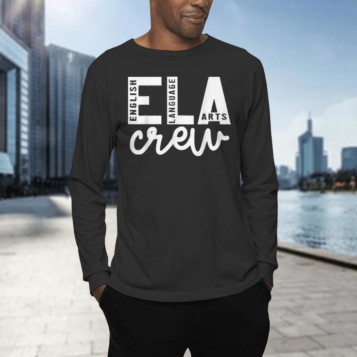 English Language Art Teacher Crew ELA Squad English Teacher Men's Long Sleeve T-Shirt, gift for family, gift for coworker English Language Art Teacher Crew ELA Squad English Teacher Men's Long Sleeve T-Shirt, gift for family, gift for coworker