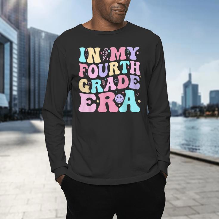 In My Fourth Grade Era Girl Back To School 4th Grade Teacher Men's Long Sleeve T-Shirt, gift for family, gift for coworker In My Fourth Grade Era Girl Back To School 4th Grade Teacher Men's Long Sleeve T-Shirt, gift for family, gift for coworker