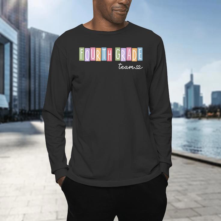 Fourth Grade Team 4th Grade Teacher Girls Boys Men's Long Sleeve T-Shirt, gift for family, gift for coworker Fourth Grade Team 4th Grade Teacher Girls Boys Men's Long Sleeve T-Shirt, gift for family, gift for coworker