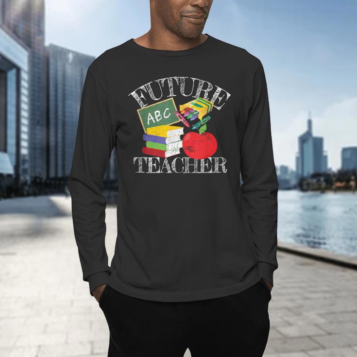 Future Teacher Costume Tee For Men Women Adults And Kids Men's Long Sleeve T-Shirt, gift for family, gift for coworker Future Teacher Costume Tee For Men Women Adults And Kids Men's Long Sleeve T-Shirt, gift for family, gift for coworker