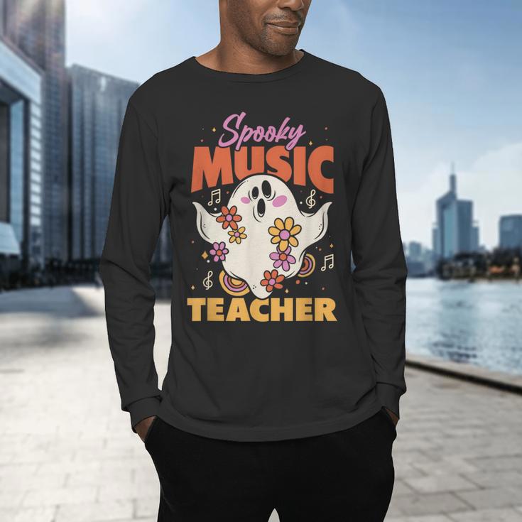 Groovy Faboolous Spooky Music Teacher Halloween Men Women Men's Long Sleeve T-Shirt, gift for family, gift for coworker Groovy Faboolous Spooky Music Teacher Halloween Men Women Men's Long Sleeve T-Shirt, gift for family, gift for coworker