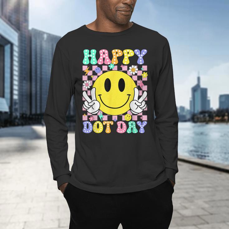 Happy Dot Day Shirts Teacher Student Girls Kids Smile Face Men's Long Sleeve T-Shirt, gift for family, gift for coworker Happy Dot Day Shirts Teacher Student Girls Kids Smile Face Men's Long Sleeve T-Shirt, gift for family, gift for coworker