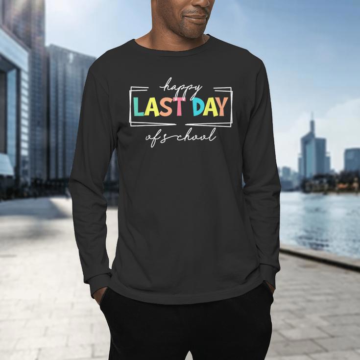 Happy Last Day Of School Shirt Men Women Teacher Student Men's Long Sleeve T-Shirt, gift for family, gift for coworker Happy Last Day Of School Shirt Men Women Teacher Student Men's Long Sleeve T-Shirt, gift for family, gift for coworker
