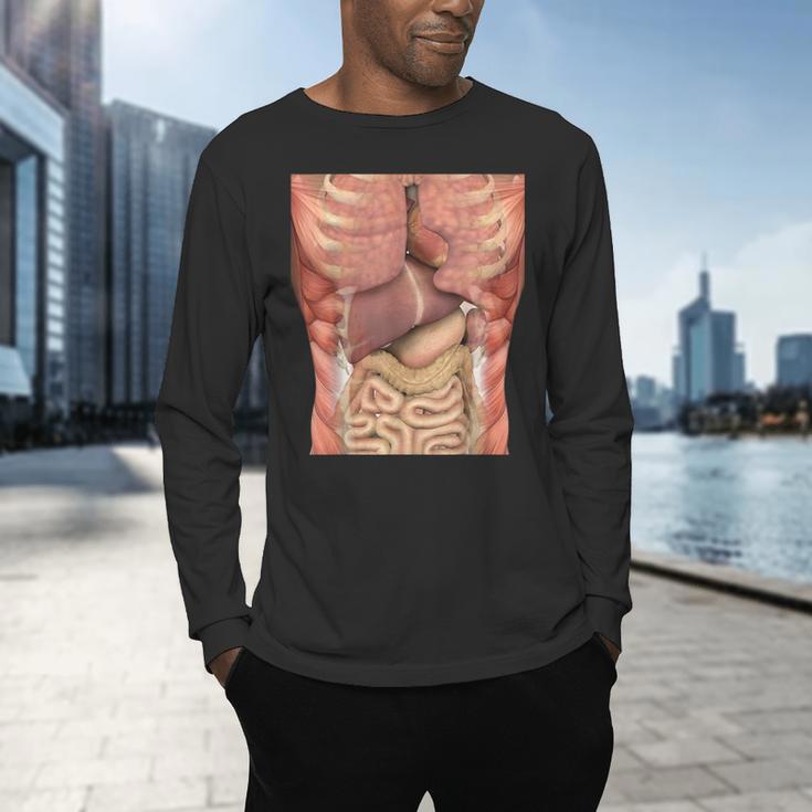 Human Muscles Organs Scary Anatomy Teacher Halloween Costume Men's Long Sleeve T-Shirt, gift for family, gift for coworker Human Muscles Organs Scary Anatomy Teacher Halloween Costume Men's Long Sleeve T-Shirt, gift for family, gift for coworker