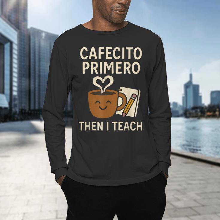 Latina Teacher Bilingual Educator Spanish Heritage Empower Men's Long Sleeve T-Shirt, gift for family, gift for coworker Latina Teacher Bilingual Educator Spanish Heritage Empower Men's Long Sleeve T-Shirt, gift for family, gift for coworker