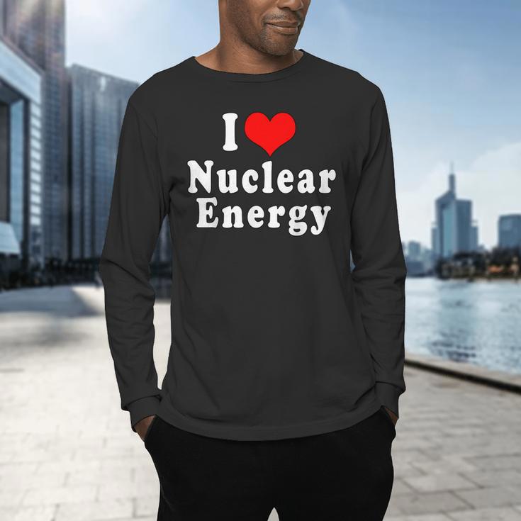 I Love Nuclear Energy School Teacher Men's Long Sleeve T-Shirt, gift for family, gift for coworker I Love Nuclear Energy School Teacher Men's Long Sleeve T-Shirt, gift for family, gift for coworker
