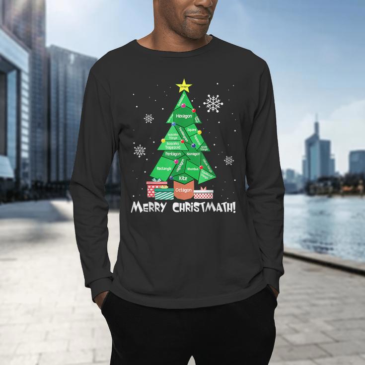 Math Teacher Polygon Christmas Tree Geometry Merry Christmas Men's Long Sleeve T-Shirt, gift for family, gift for coworker Math Teacher Polygon Christmas Tree Geometry Merry Christmas Men's Long Sleeve T-Shirt, gift for family, gift for coworker