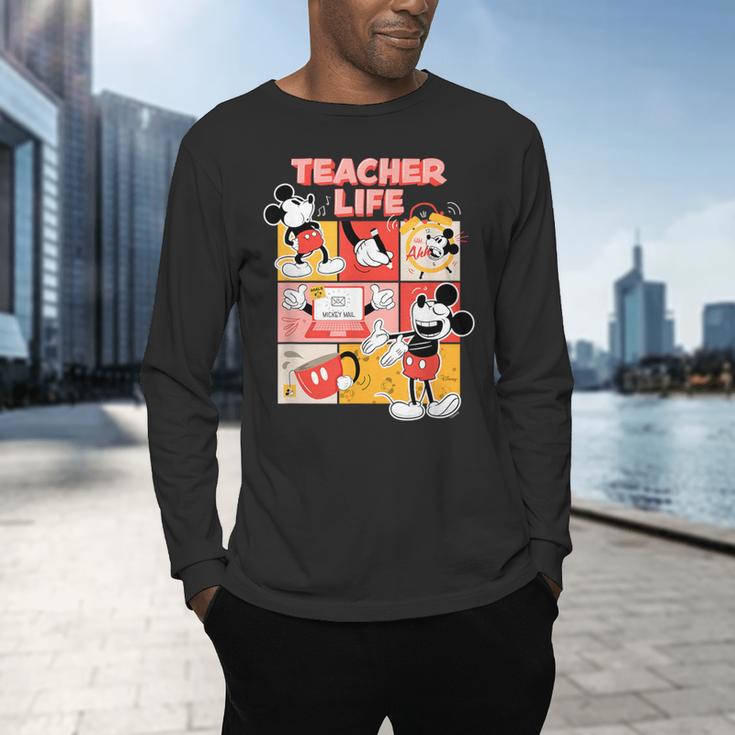 Mickey Mouse Teacher Life Men's Long Sleeve T-Shirt, gift for family, gift for coworker Mickey Mouse Teacher Life Men's Long Sleeve T-Shirt, gift for family, gift for coworker