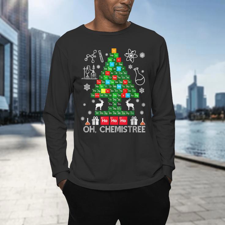 Oh Chemistree Scientist Chemical Christmas Xmas Teacher Men's Long Sleeve T-Shirt, gift for family, gift for coworker Oh Chemistree Scientist Chemical Christmas Xmas Teacher Men's Long Sleeve T-Shirt, gift for family, gift for coworker
