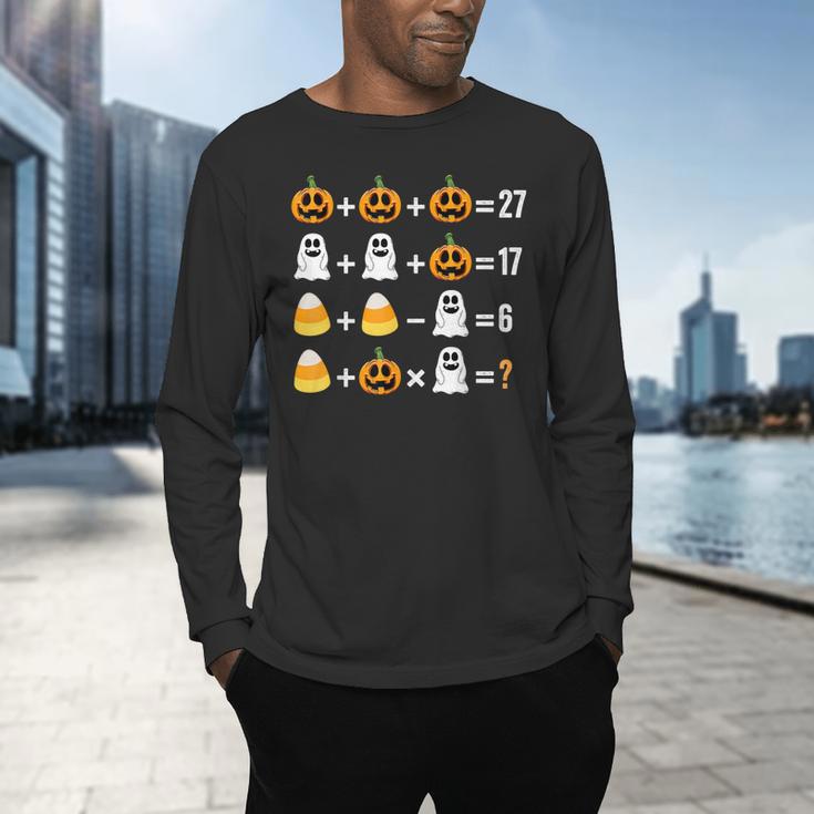 Order Of Operations Quiz Pumpkin Halloween Math Teacher Men's Long Sleeve T-Shirt, gift for family, gift for coworker Order Of Operations Quiz Pumpkin Halloween Math Teacher Men's Long Sleeve T-Shirt, gift for family, gift for coworker