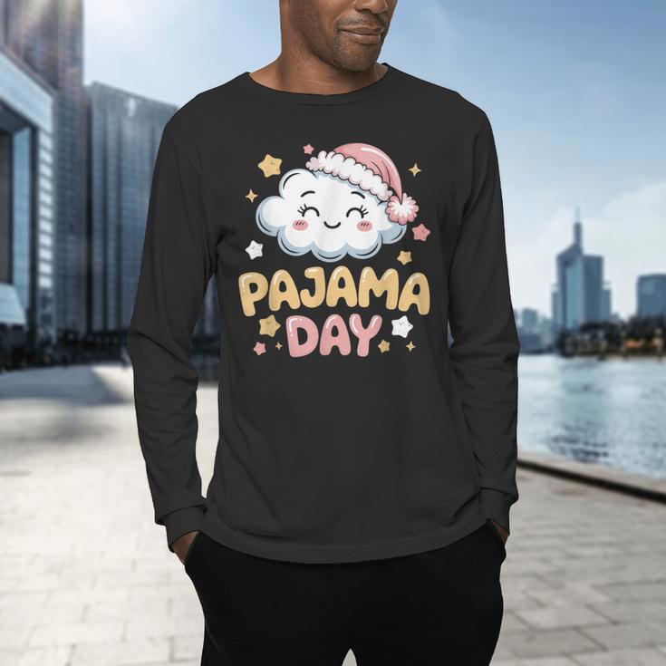 Pajama Day School Spirit Week Fun Cloud Teacher Men's Long Sleeve T-Shirt, gift for family, gift for coworker Pajama Day School Spirit Week Fun Cloud Teacher Men's Long Sleeve T-Shirt, gift for family, gift for coworker