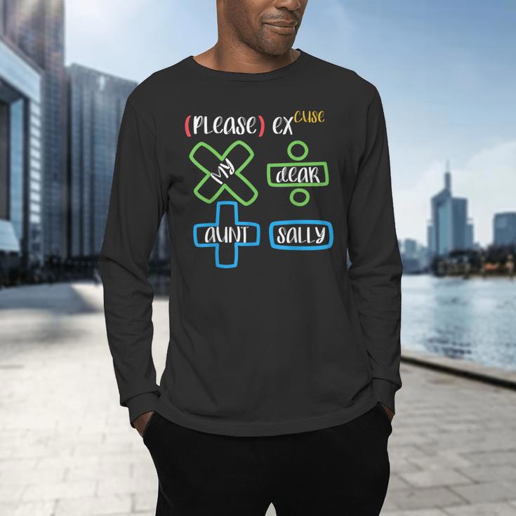PEMDAS Please Excuse My Dear Aunt Sally Math Teacher Men's Long Sleeve T-Shirt, gift for family, gift for coworker PEMDAS Please Excuse My Dear Aunt Sally Math Teacher Men's Long Sleeve T-Shirt, gift for family, gift for coworker